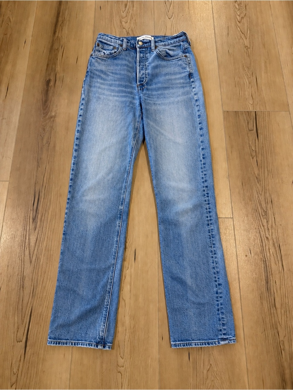 Denim forum the Arlo high rise straight leg size  27